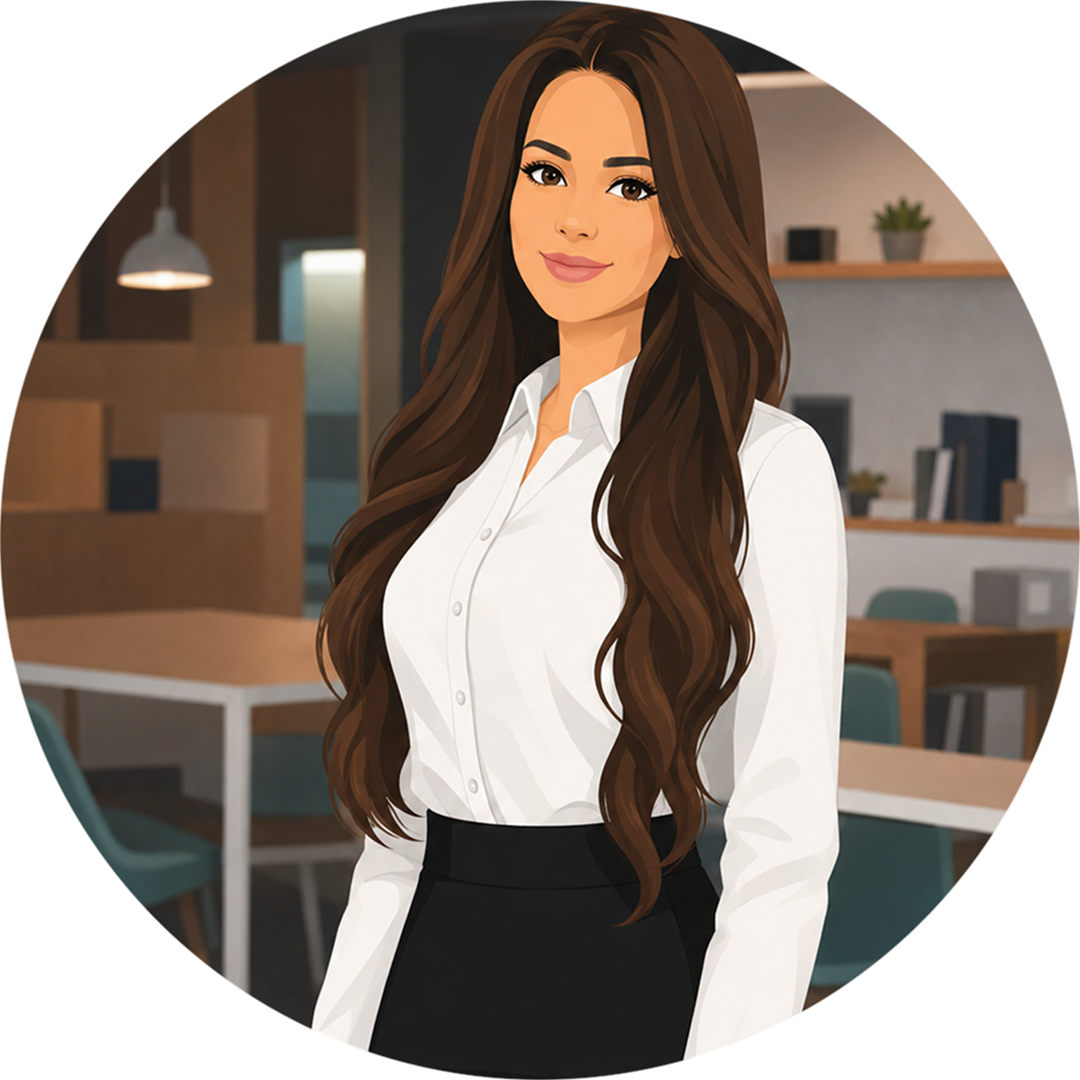 Portrait of Carolin, Operations Manager